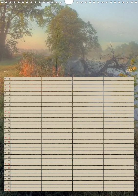 Familienplaner 2027 - Fotoromantik