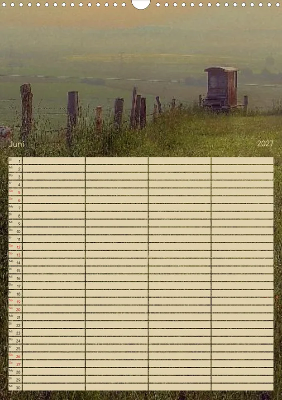Familienplaner 2027 - Fotoromantik