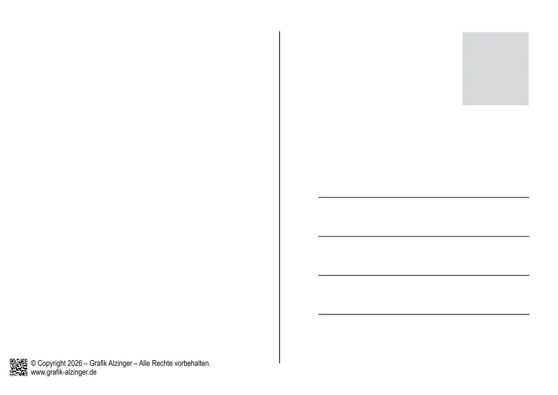 Postkarte zum Muttertag