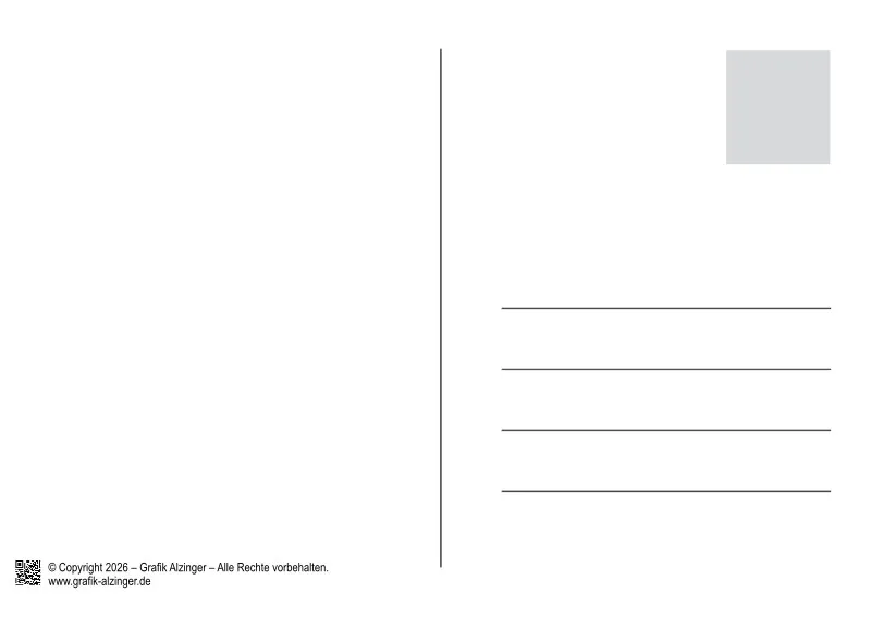 Postkarte - Viel Glück