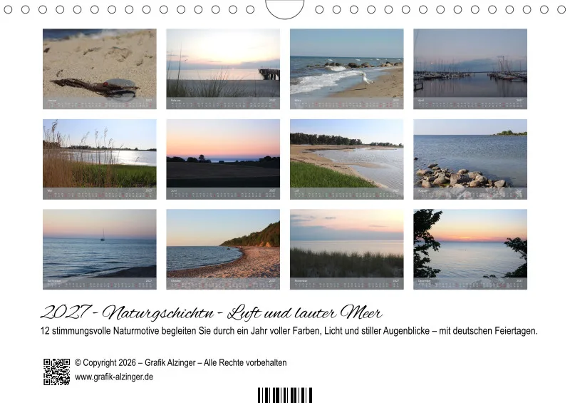 A4 Kalender - Naturgschichtn - Luft und lauter Meer