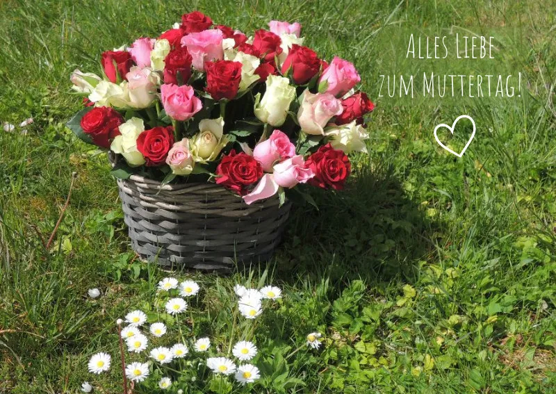Postkarte zum Muttertag