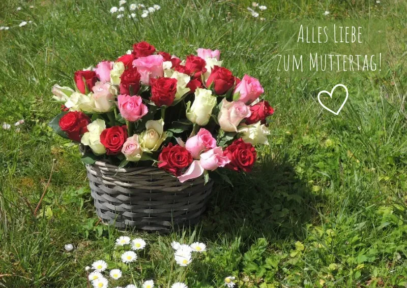 Postkarte zum Muttertag