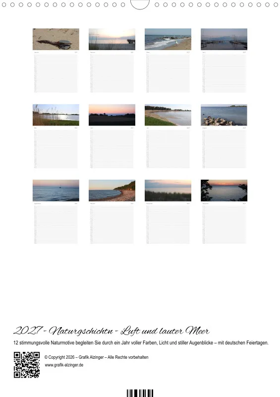A3 Familienplaner - Naturgschichtn - Luft und lauter Meer