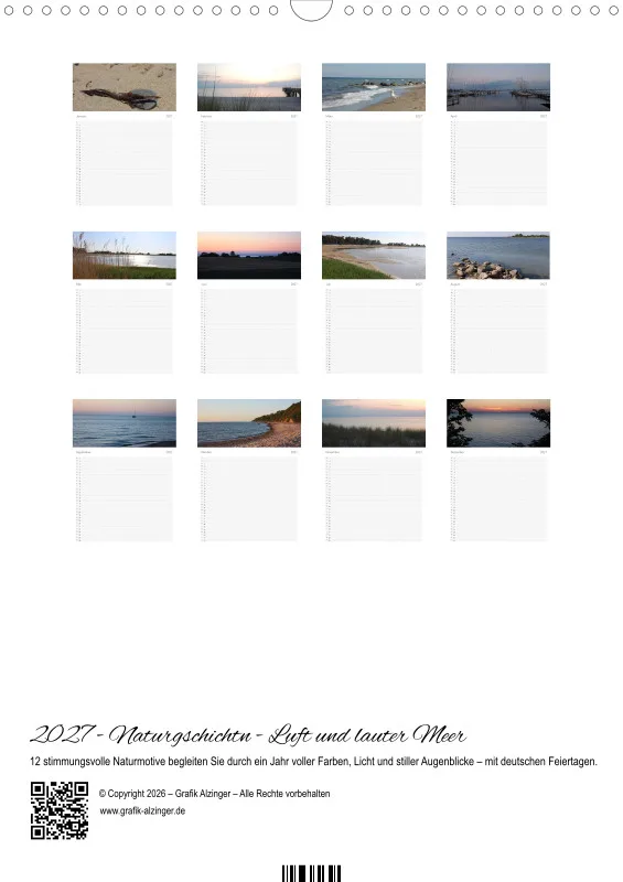 A3 Familienplaner - Naturgschichtn - Luft und lauter Meer