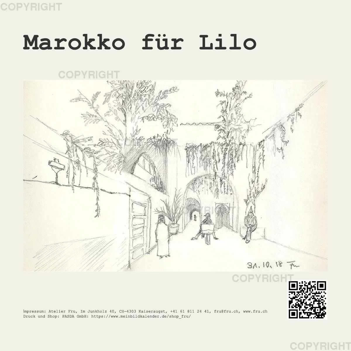 Posterbuch Marokko für Lilo
