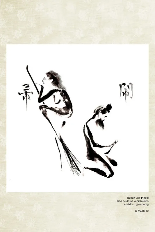 Besen und Pinsel