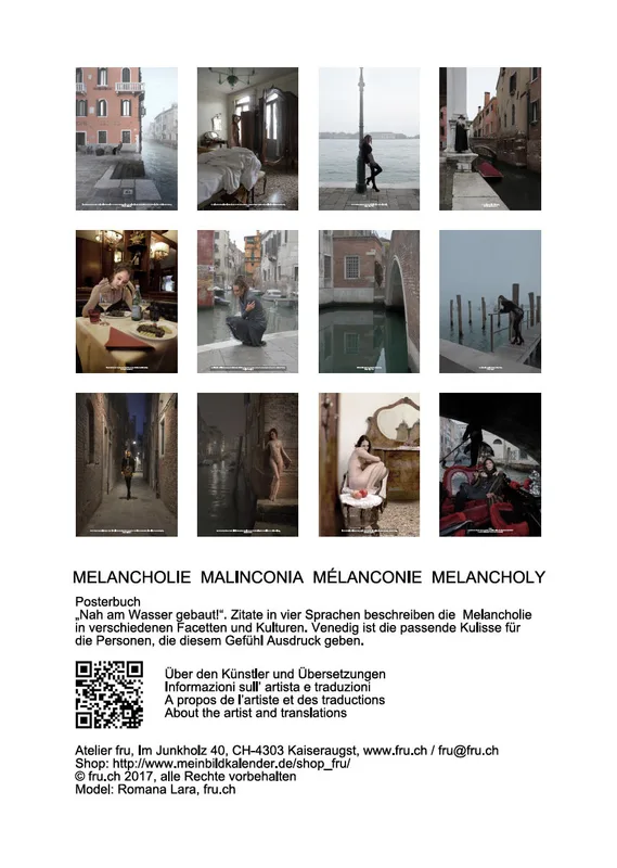 Posterbuch "MELANCHOLIE MALINCONIA MÉLANCONIE MELANCHOLY"