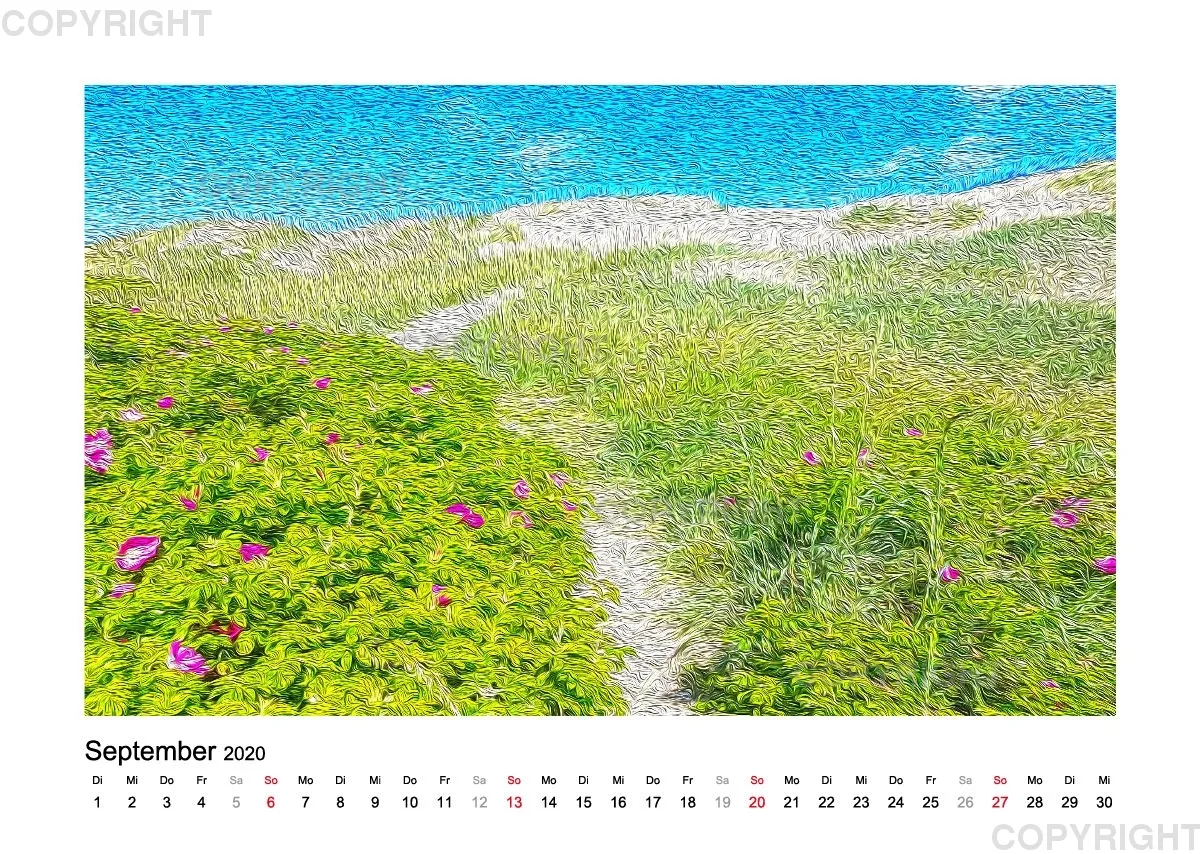 Nord-Dänemark A3 Kalender 2020