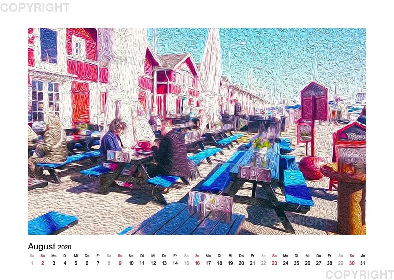 Nord-Dänemark A3 Kalender 2020