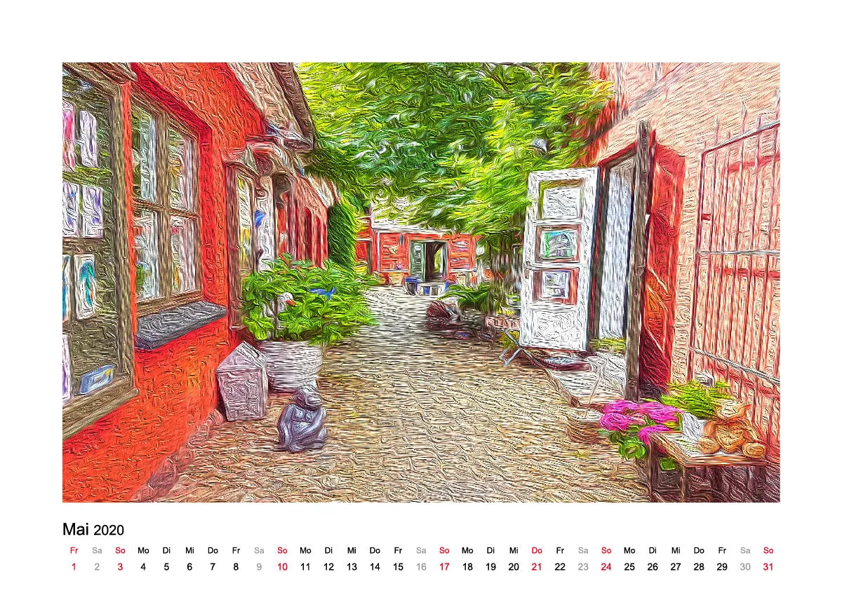 Tischkalender Nord-Dänemark 2020