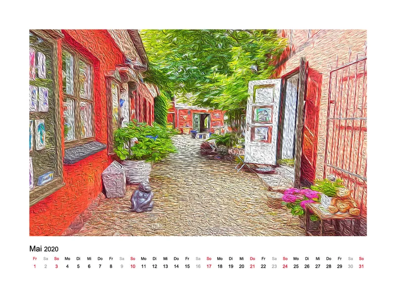 Tischkalender Nord-Dänemark 2020