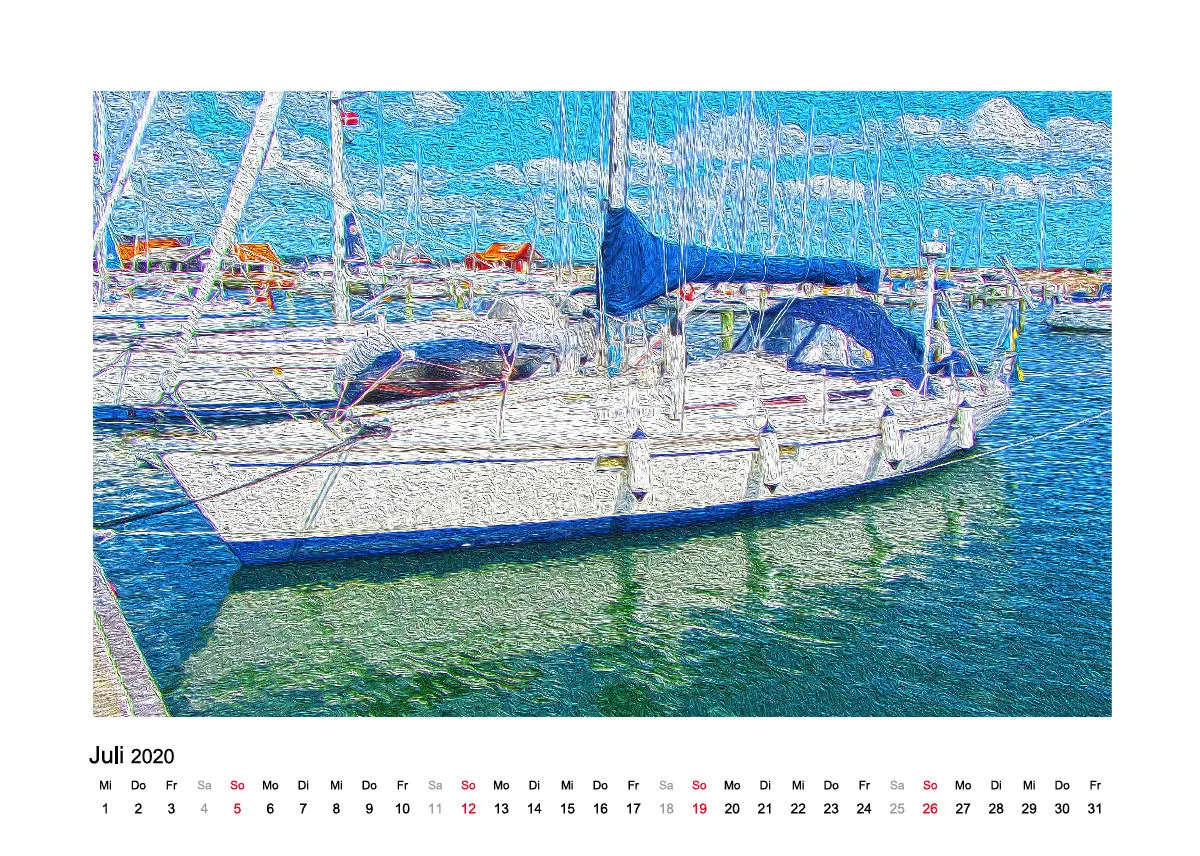 Tischkalender Nord-Dänemark 2020