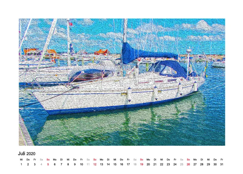 Tischkalender Nord-Dänemark 2020
