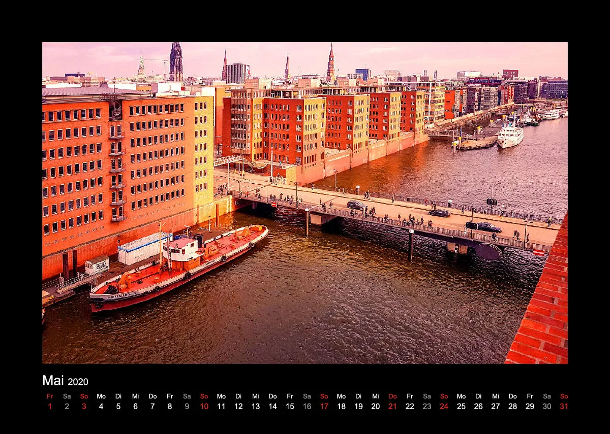 Leuchtendes Hamburg