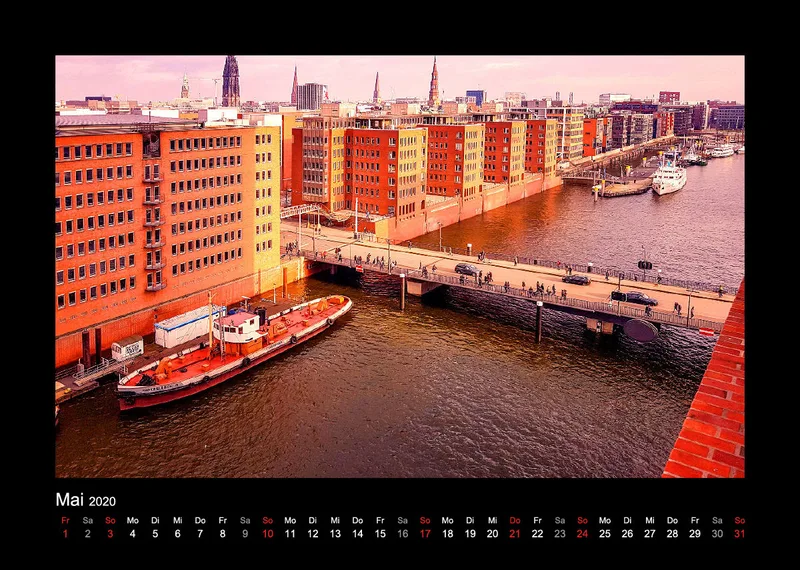 Leuchtendes Hamburg
