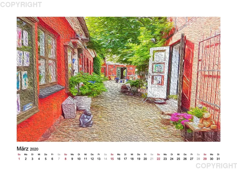 Nord-Dänemark A3 Kalender 2020