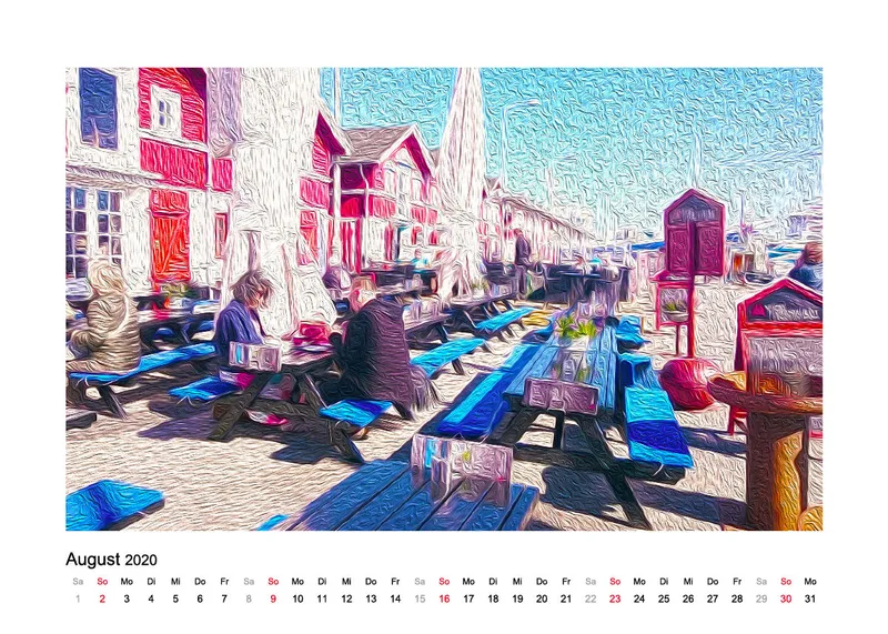 Tischkalender Nord-Dänemark 2020