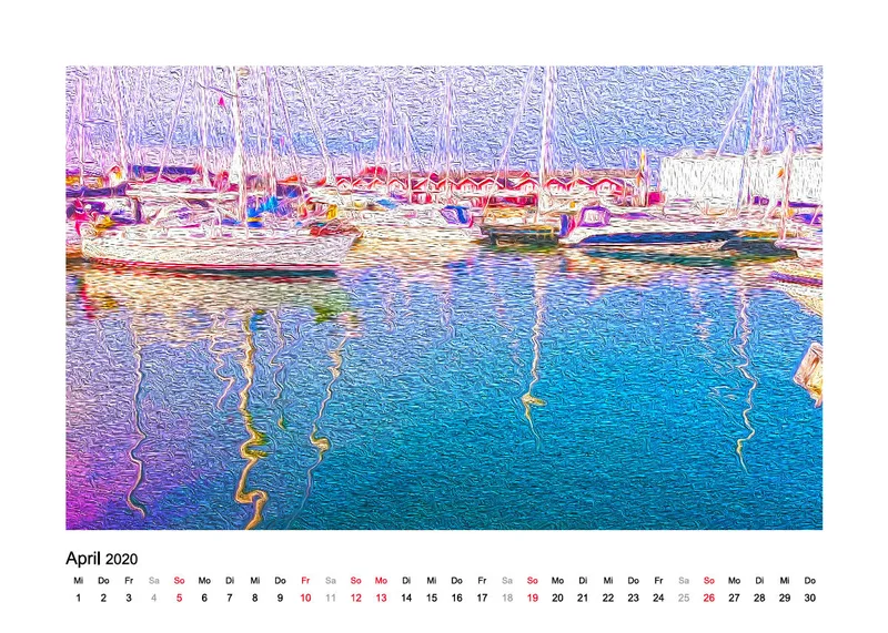 Tischkalender Nord-Dänemark 2020