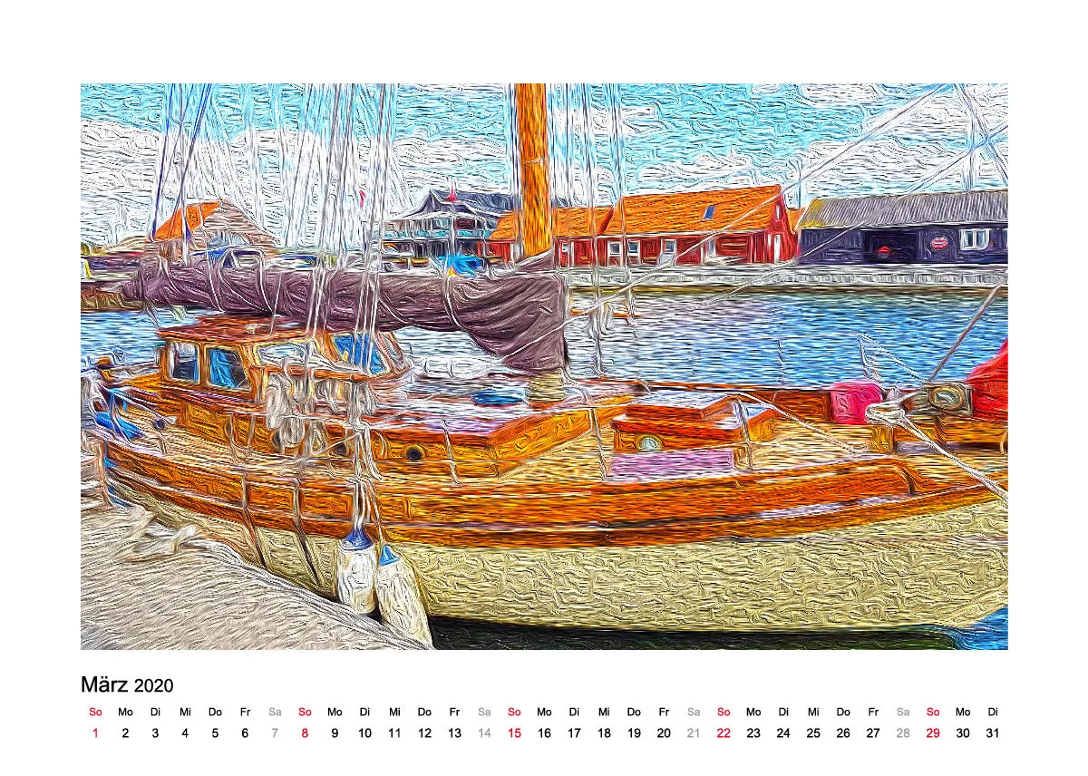 Tischkalender Nord-Dänemark 2020