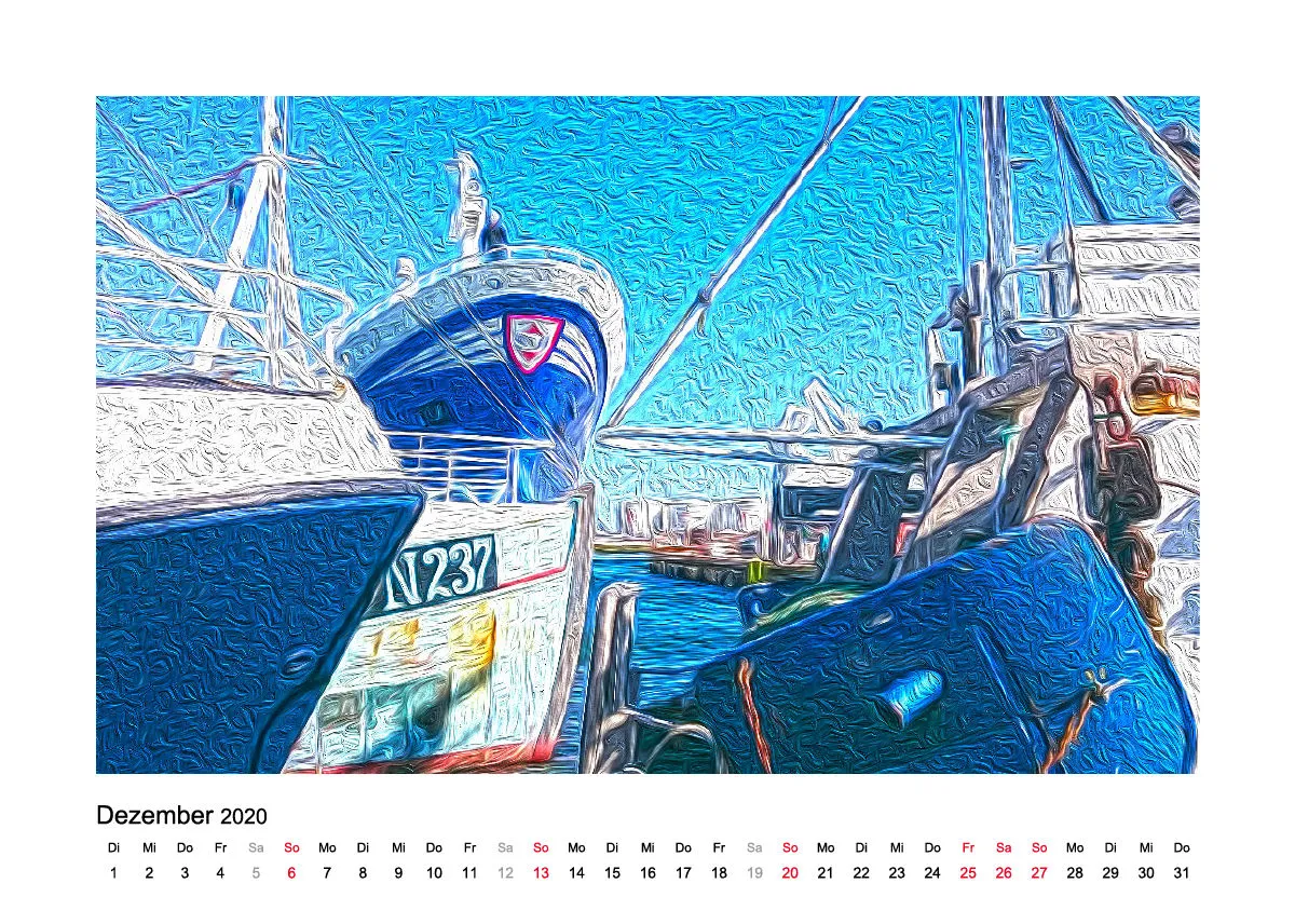 Tischkalender Nord-Dänemark 2020