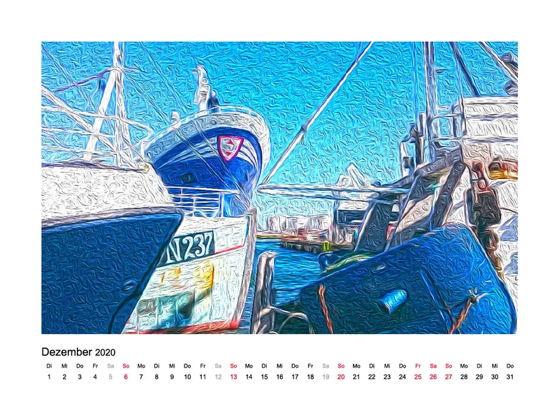 Tischkalender Nord-Dänemark 2020