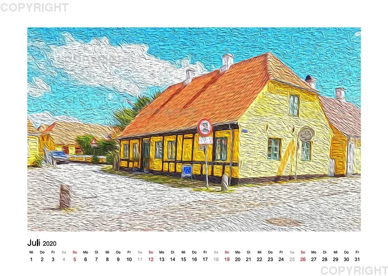 Nord-Dänemark A3 Kalender 2020