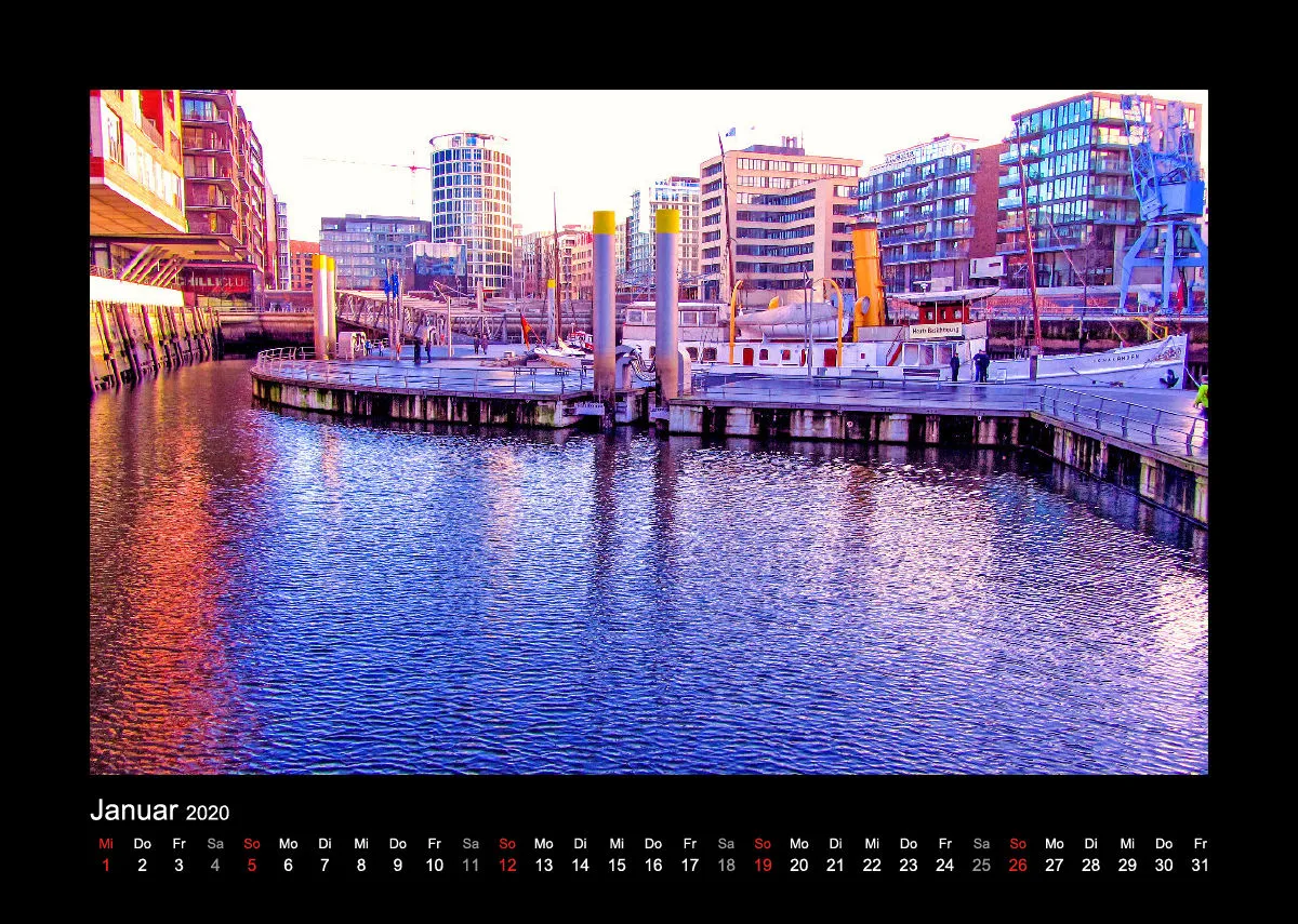 Leuchtendes Hamburg
