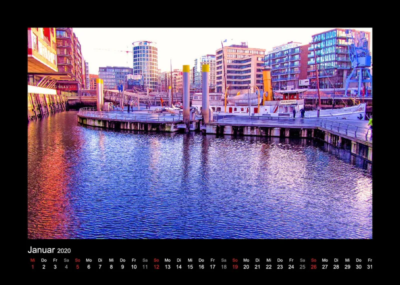 Leuchtendes Hamburg