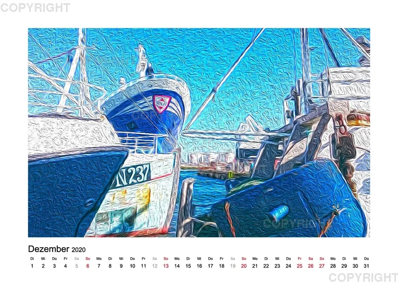 Nord-Dänemark A3 Kalender 2020