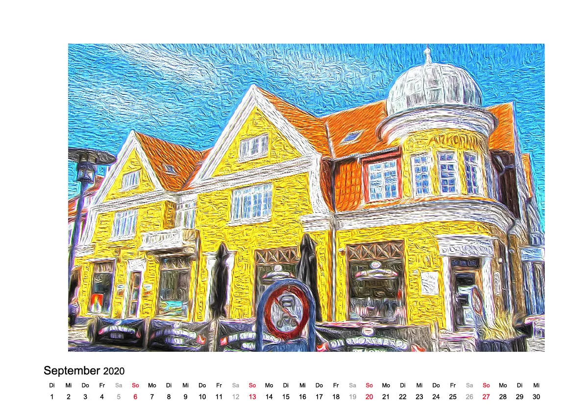 Tischkalender Nord-Dänemark 2020