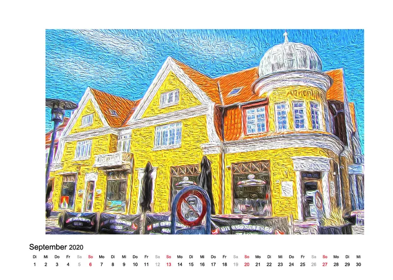 Tischkalender Nord-Dänemark 2020