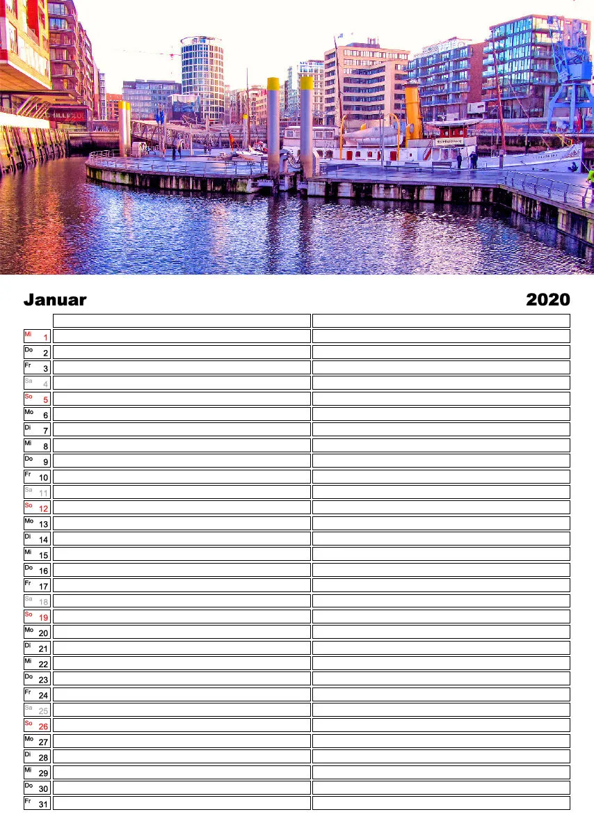 Familienplaner Hamburg 2020