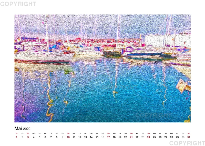 Nord-Dänemark A3 Kalender 2020