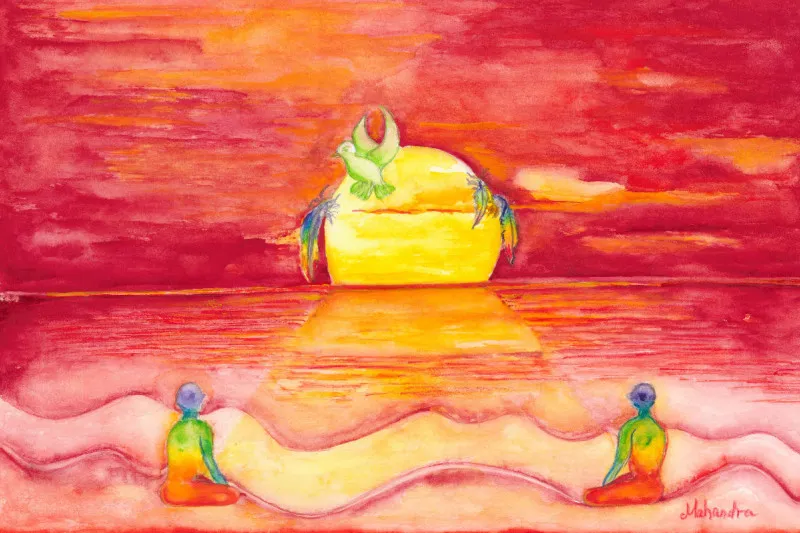 Meditation Stille zur Kraftquelle