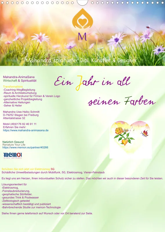 Kunstkalender von Mahandra
