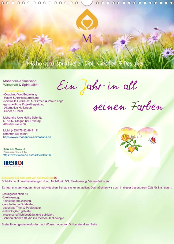 Kunstkalender von Mahandra