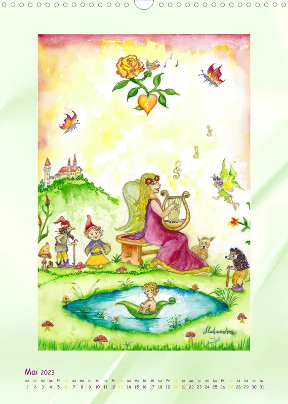 Kunstkalender von Mahandra