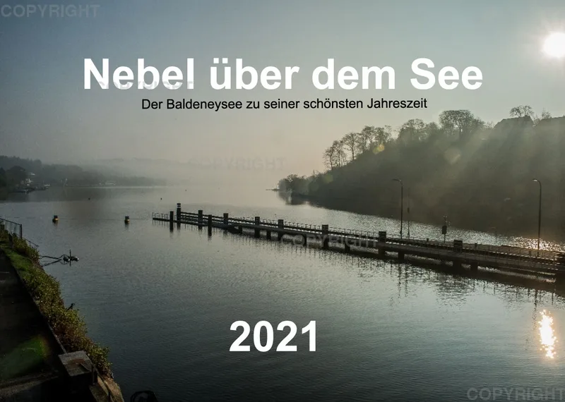 Nebel über dem See (DIN A4)