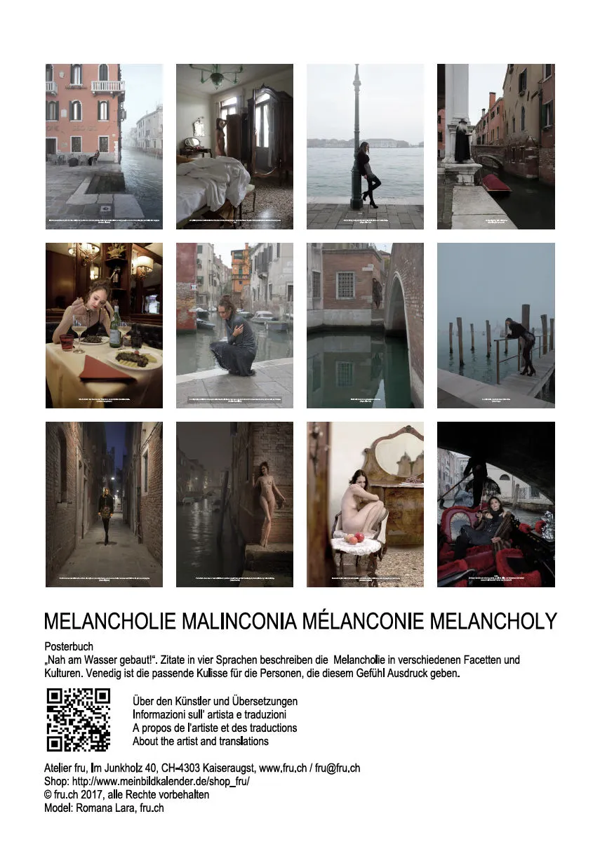 Posterbuch "MELANCHOLIE MALINCONIA MÉLANCONIE MELANCHOLY"