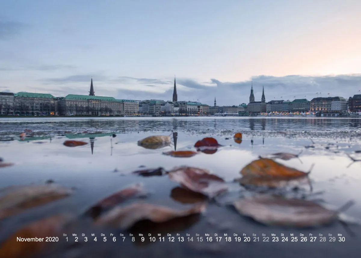 HAMBURG - IN LOVE WITH THE CITY 2020 - A5 Tischkalender