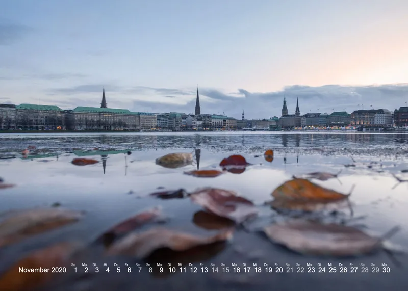 HAMBURG - IN LOVE WITH THE CITY 2020 - A5 Tischkalender
