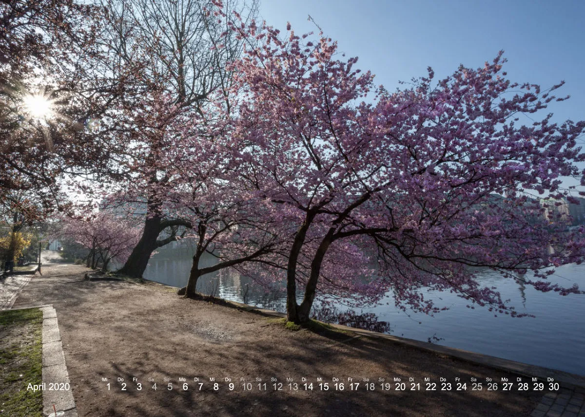 HAMBURG - IN LOVE WITH THE CITY 2020 - A5 Tischkalender