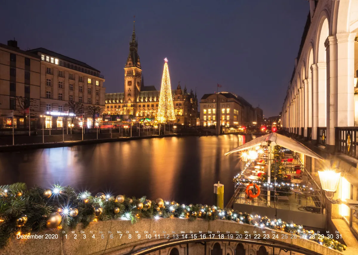 HAMBURG - IN LOVE WITH THE CITY 2020 - A5 Tischkalender