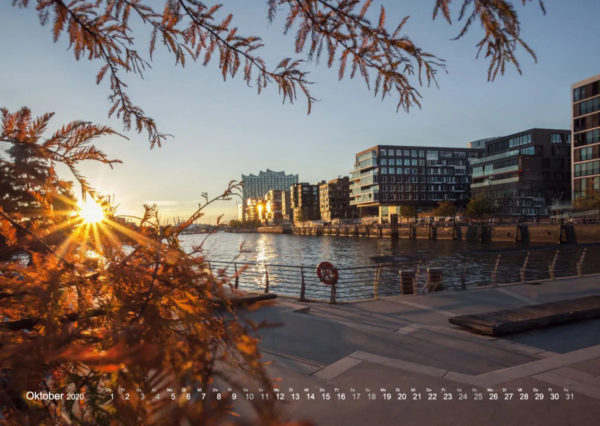 HAMBURG - IN LOVE WITH THE CITY 2020 - A2 Wandkalender