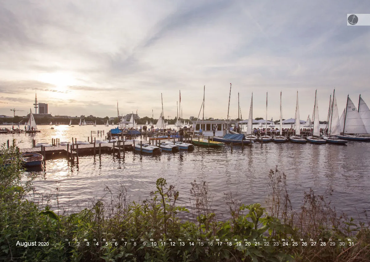 HAMBURG - IN LOVE WITH THE CITY 2020 - A2 Wandkalender