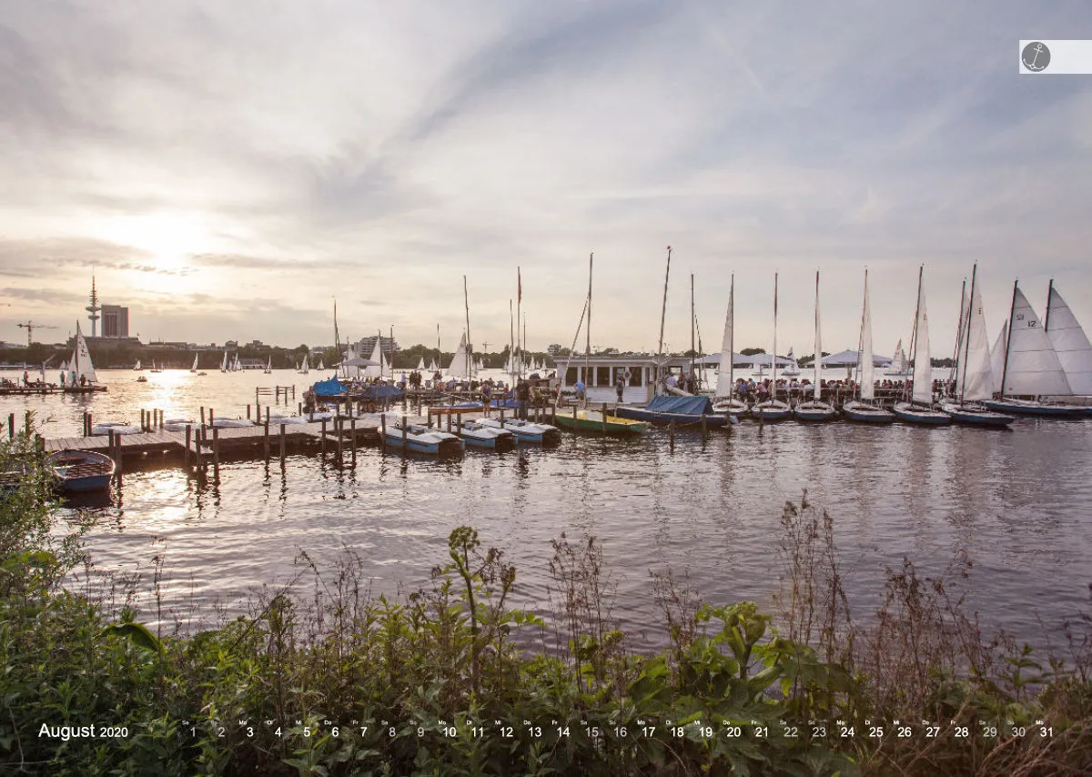 HAMBURG - IN LOVE WITH THE CITY 2020 - A3 Wandkalender