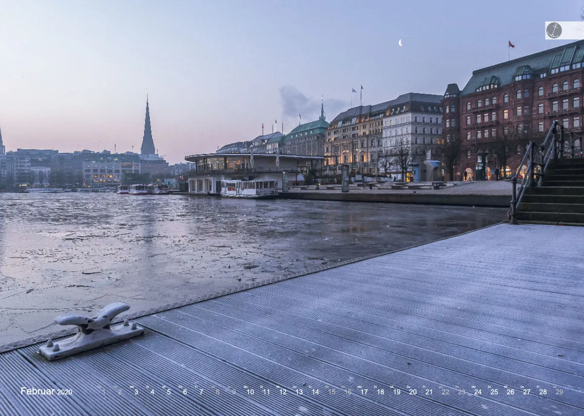 HAMBURG - IN LOVE WITH THE CITY 2020 - A3 Wandkalender