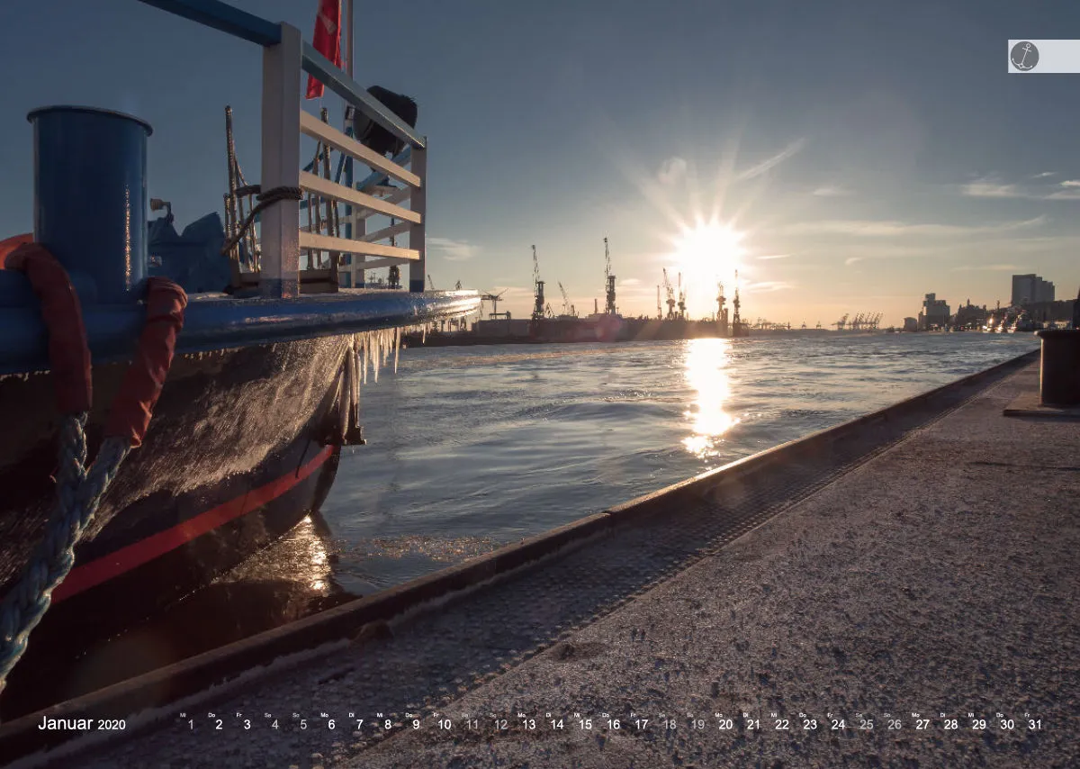 HAMBURG - IN LOVE WITH THE CITY 2020 - A3 Wandkalender
