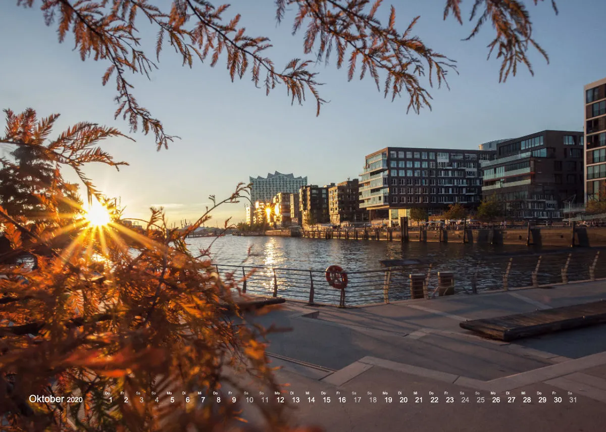 HAMBURG - IN LOVE WITH THE CITY 2020 - A4 Wandkalender